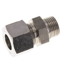 Racor de corte recto de acero inoxidable 16L y R1/2'' con rosca macho 400 bar ISO 8434-1