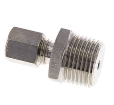 Racor de compresión recto de acero inoxidable 6L y R1/2'' con rosca macho 315 bar ISO 8434-1
