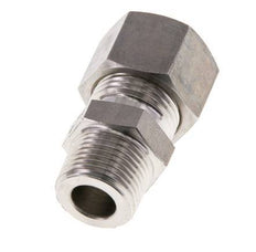 Racor de compresión recto de acero inoxidable 12L y R3/8'' con rosca macho 315 bar ISO 8434-1