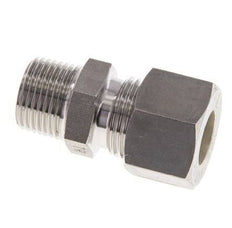 Racor de compresión recto de acero inoxidable 12L y R3/8'' con rosca macho 315 bar ISO 8434-1