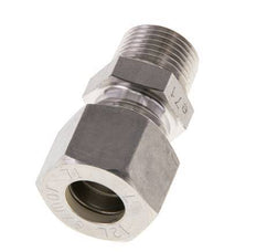 Racor de compresión recto de acero inoxidable 12L y R3/8'' con rosca macho 315 bar ISO 8434-1