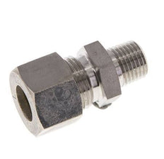 Racor de compresión recto de acero inoxidable 12L y R1/4'' con rosca macho 315 bar ISO 8434-1