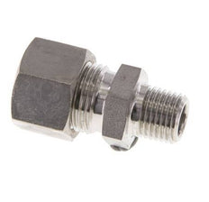 Racor de compresión recto de acero inoxidable 12L y R1/4'' con rosca macho 315 bar ISO 8434-1