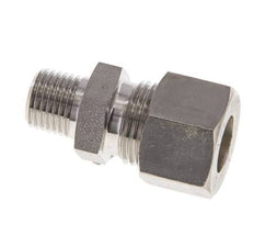 Racor de compresión recto de acero inoxidable 12L y R1/4'' con rosca macho 315 bar ISO 8434-1