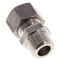 Racor de compresión recto de acero inoxidable 15L y R1/2'' con rosca macho 315 bar ISO 8434-1