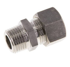 Racor de compresión recto de acero inoxidable 15L y R1/2'' con rosca macho 315 bar ISO 8434-1