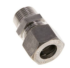 Racor de compresión recto de acero inoxidable 15L y R1/2'' con rosca macho 315 bar ISO 8434-1