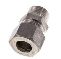 Racor de compresión recto de acero inoxidable 15L y R1/2'' con rosca macho 315 bar ISO 8434-1