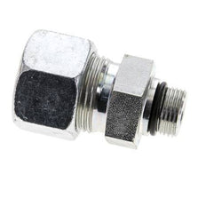 20S & UNF 3/4''-16 Zink plated Steel Straight Cutting Fitting with Male Threads 400 bar ISO 8434-1