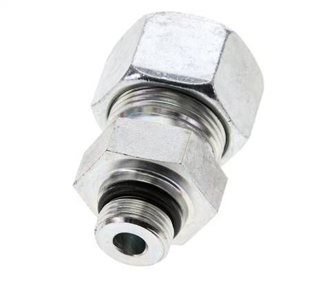 20S & UNF 3/4''-16 Zink plated Steel Straight Cutting Fitting with Male Threads 400 bar ISO 8434-1