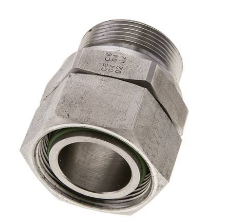 35L y M42x2 Acero inoxidable Rótula recta con rosca macho 160 bar FKM Ajustable ISO 8434-1