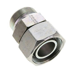 38S y M48x2 Acero Zincado Giratorio Recto con Rosca Macho 315 bar Junta tórica de NBR Cono de Sellado Ajustable ISO 8434-1