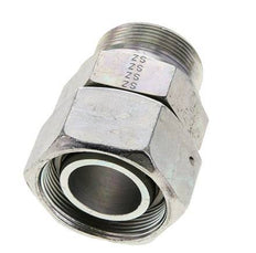 38S y M48x2 Acero Zincado Giratorio Recto con Rosca Macho 315 bar Junta tórica de NBR Cono de Sellado Ajustable ISO 8434-1