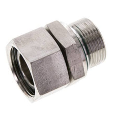 28L y M33x2 Acero Inoxidable Giratorio Recto con Rosca Macho 160 bar FKM O-ring Cone Sealing Adjustable ISO 8434-1
