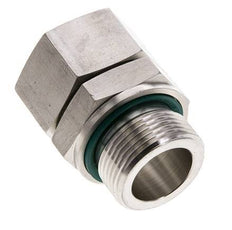 28L y M33x2 Acero Inoxidable Giratorio Recto con Rosca Macho 160 bar FKM O-ring Cone Sealing Adjustable ISO 8434-1