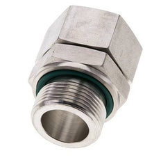 28L y M33x2 Acero Inoxidable Giratorio Recto con Rosca Macho 160 bar FKM O-ring Cone Sealing Adjustable ISO 8434-1
