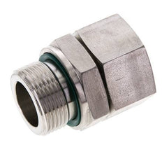 28L y M33x2 Acero Inoxidable Giratorio Recto con Rosca Macho 160 bar FKM O-ring Cone Sealing Adjustable ISO 8434-1