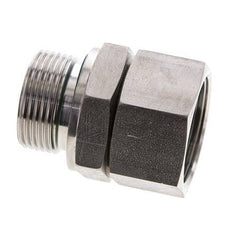 28L y M33x2 Acero Inoxidable Giratorio Recto con Rosca Macho 160 bar FKM O-ring Cone Sealing Adjustable ISO 8434-1