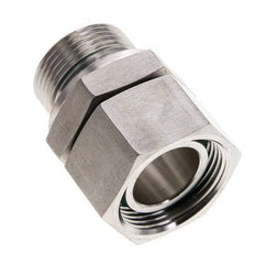 28L y M33x2 Acero Inoxidable Giratorio Recto con Rosca Macho 160 bar FKM O-ring Cone Sealing Adjustable ISO 8434-1