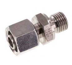 10L y G1/4'' Rótula recta de acero inoxidable con rosca macho 315 bar FKM Ajustable ISO 8434-1