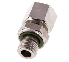 10L y G1/4'' Rótula recta de acero inoxidable con rosca macho 315 bar FKM Ajustable ISO 8434-1