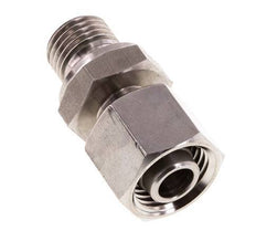 10L y G1/4'' Rótula recta de acero inoxidable con rosca macho 315 bar FKM Ajustable ISO 8434-1