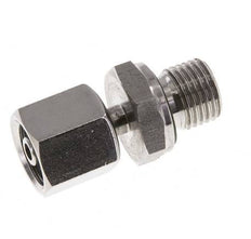 6S y G1/4'' Rótula recta de acero inoxidable con rosca macho 630 bar FKM Ajustable ISO 8434-1