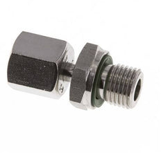 6S y G1/4'' Rótula recta de acero inoxidable con rosca macho 630 bar FKM Ajustable ISO 8434-1