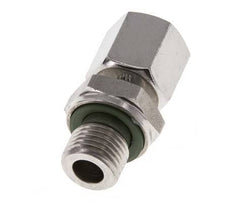 6S y G1/4'' Rótula recta de acero inoxidable con rosca macho 630 bar FKM Ajustable ISO 8434-1