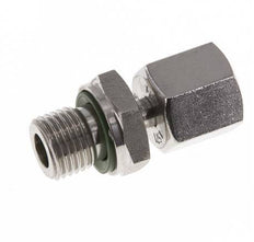 6S y G1/4'' Rótula recta de acero inoxidable con rosca macho 630 bar FKM Ajustable ISO 8434-1