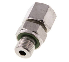 8S y G1/4'' Rótula recta de acero inoxidable con rosca macho 630 bar FKM Ajustable ISO 8434-1