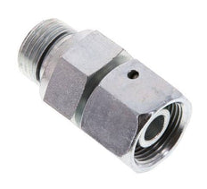 14S & G1/2'' Acero zincado Rótula recta con rosca macho 630 bar Junta tórica de NBR Cono de estanquidad Ajustable ISO 8434-1
