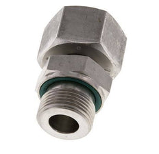 14S & G1/2'' Acero zincado Rótula recta con rosca macho 630 bar Junta tórica de NBR Cono de estanquidad Ajustable ISO 8434-1