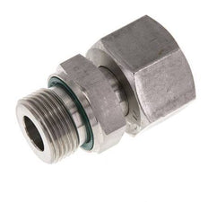 14S & G1/2'' Acero zincado Rótula recta con rosca macho 630 bar Junta tórica de NBR Cono de estanquidad Ajustable ISO 8434-1