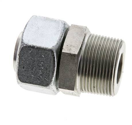 30S y 1-1/4'' NPT Rótula recta de acero con rosca macho 400 bar Ajustable ISO 8434-1