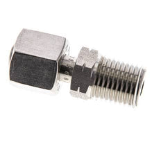 8L y 1/4'' NPT Rótula recta de acero inoxidable con rosca macho 315 bar Ajustable ISO 8434-1