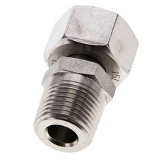 15L y 1/2'' NPT Acero Inoxidable Rótula Recta con Rosca Macho 315 bar Ajustable ISO 8434-1