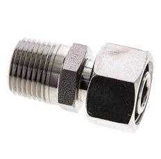15L y 1/2'' NPT Acero Inoxidable Rótula Recta con Rosca Macho 315 bar Ajustable ISO 8434-1