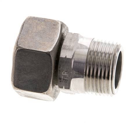 22L y 3/4'' NPT Acero inoxidable Rótula recta con rosca macho 160 bar Ajustable ISO 8434-1