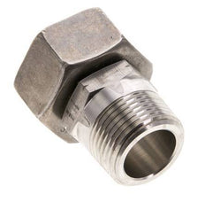 22L y 3/4'' NPT Acero inoxidable Rótula recta con rosca macho 160 bar Ajustable ISO 8434-1