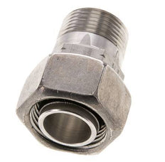 22L y 3/4'' NPT Acero inoxidable Rótula recta con rosca macho 160 bar Ajustable ISO 8434-1