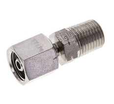 6S & 1/4'' NPT Stainless Steel Straight Swivel with Male Threads 630 bar Adjustable ISO 8434-1