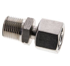 10S y 3/8'' NPT Rótula recta de acero inoxidable con rosca macho 630 bar Ajustable ISO 8434-1