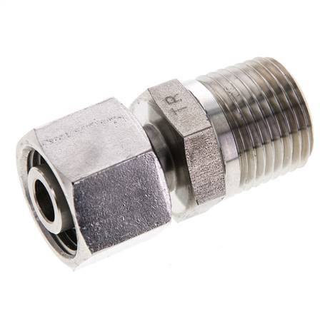 12S y 1/2'' NPT Rectas de acero inoxidable con rosca macho 630 bar Ajustable ISO 8434-1