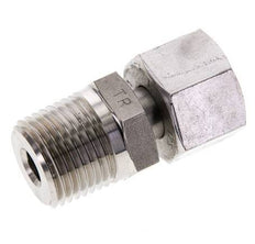 12S y 1/2'' NPT Rectas de acero inoxidable con rosca macho 630 bar Ajustable ISO 8434-1