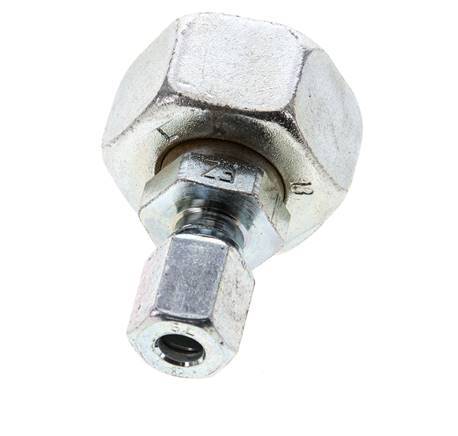 6L & 18L Zink plated Steel Straight Cutting Fitting with Swivel 315 bar ISO 8434-1