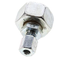6L & 18L Zink plated Steel Straight Cutting Fitting with Swivel 315 bar ISO 8434-1