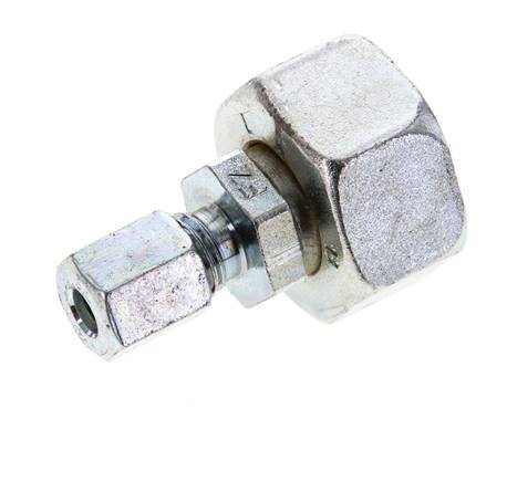 6L & 18L Zink plated Steel Straight Cutting Fitting with Swivel 315 bar ISO 8434-1