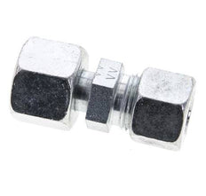 12S & 14S Zink plated Steel Straight Cutting Fitting with Swivel 630 bar ISO 8434-1