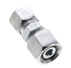 12S & 14S Zink plated Steel Straight Cutting Fitting with Swivel 630 bar ISO 8434-1